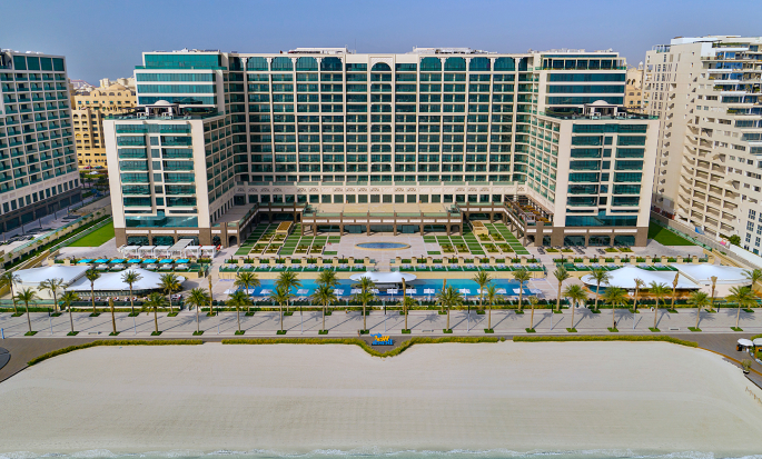 Exterior of hotel property